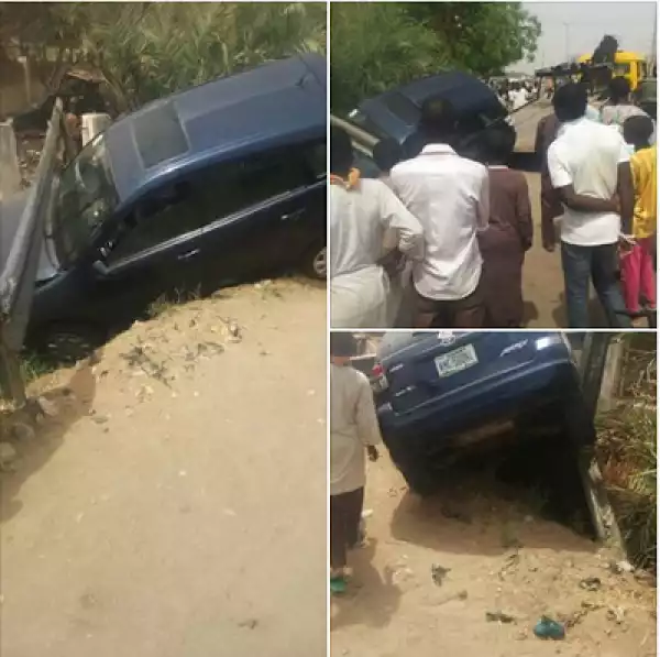 Man Teaches His Daughter How To Drive In Kano. See What Happened Next